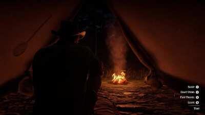 It's been a long day, partner. Why don't you rest here for a bit?