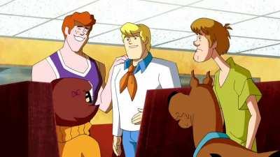 Really, infront of my scoobysnacks?