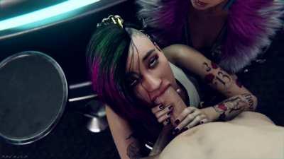 Evelyn showing Judy the ropes (Madruga)