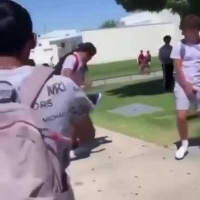 he tried jumping at him so much his ass just kept on failing