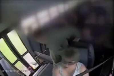 Bus driver drives off without checking that kid has gotten off the bus. Kid had nerve damage, case ongoing.