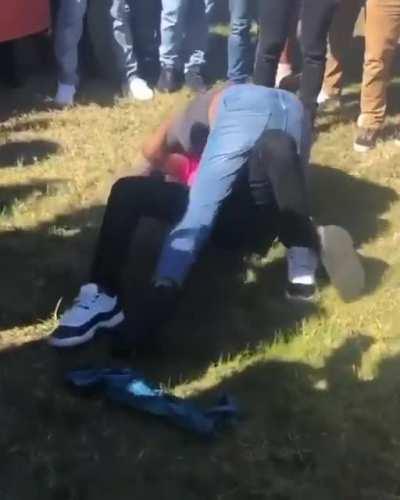 Grappler vs Guy in Aquamarine Velvet Doo Rag: Guess Who Gets Smashed