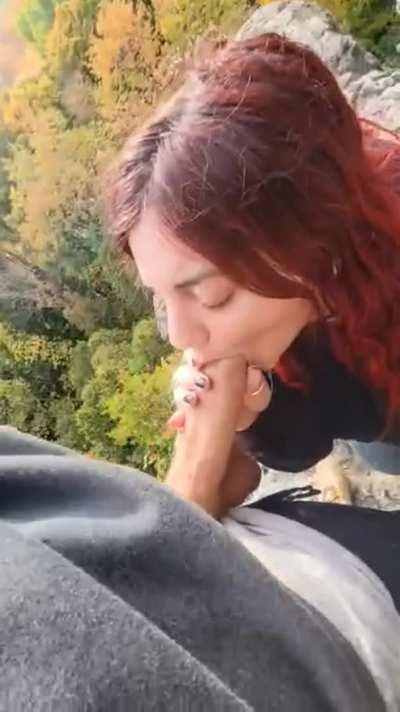 He feeds me his cock when I'm a good girl