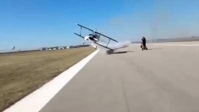 He’s coming in a bit hot