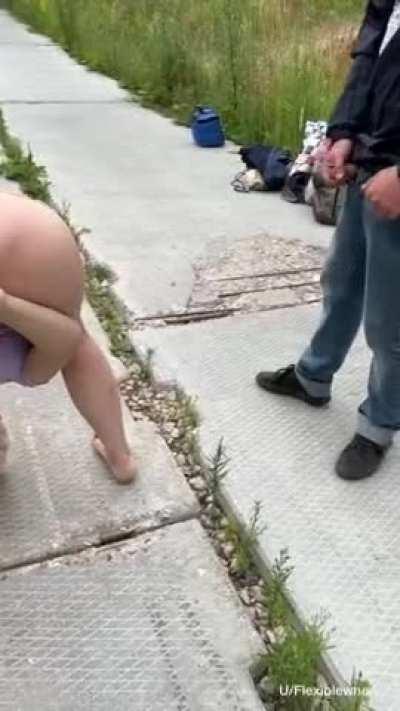 We went camping and i started masturbating and guys started masturbating with me! it was amazing!