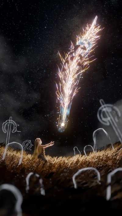 Encounter with a fallen star [OC]