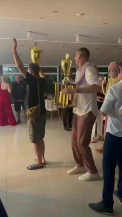 Joker's horse won a race!