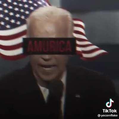 Sleepy joe finally awake.