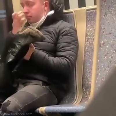 Having his last meal