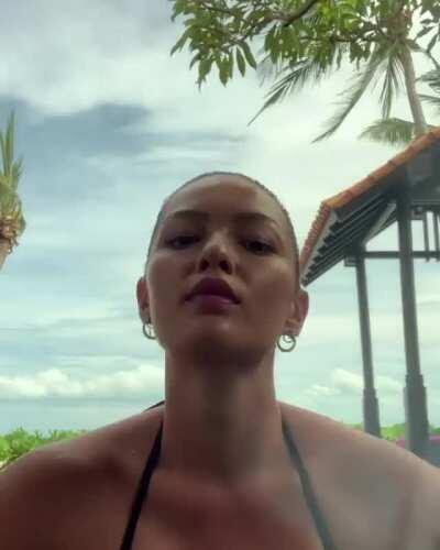 Former Muay Thai fighter and now practitioner Mia Kang