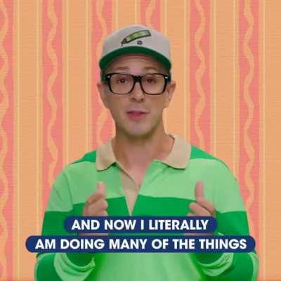 Steve from Blue Clues checking in with the Millennials