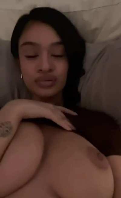 cute face, perfect breast