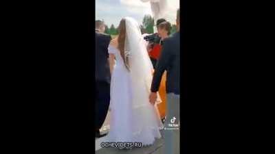 Being too drunk on your own wedding