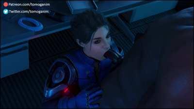 Ashley sucking dick (Tomoganim)