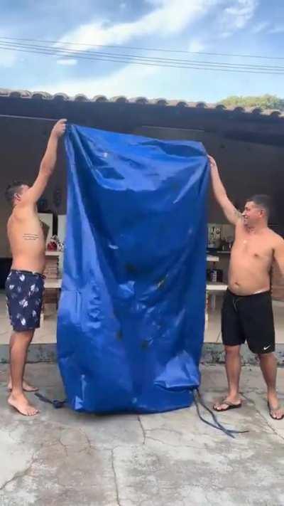 Grandpa vanished into thin air.