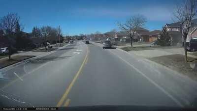 Idiot of the year in Barrie, ON.