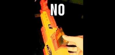 nerf real bullet adapter: allows to shoot real bullets out of nerf guns