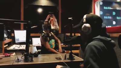 Dropping an insane beat