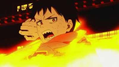 Tamaki's clothes burned