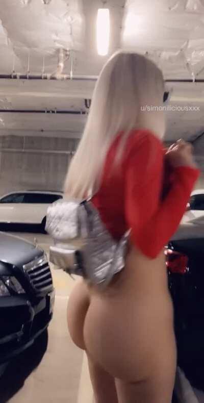 Might as well have taken the dress completely off