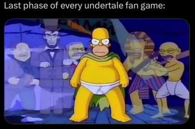 Homer from Undertale