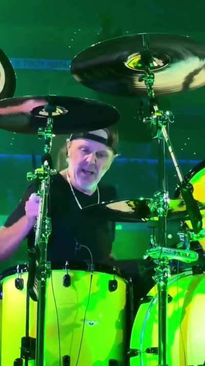 Metallica's drummer, Lars Ulrich. High on...'life'.