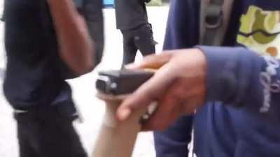 Kids show off their Glock switches