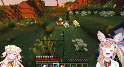 A little confusing, but she's got the spirit!