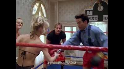 Twin Sisters Elaine and Diane Klimaszewski Throw a Man Into a Turnbuckle Balls First, Then They Both Knee Him in the Balls and One Punches Him in the Balls While He’s on the Ground in The Misery Brothers (1995)