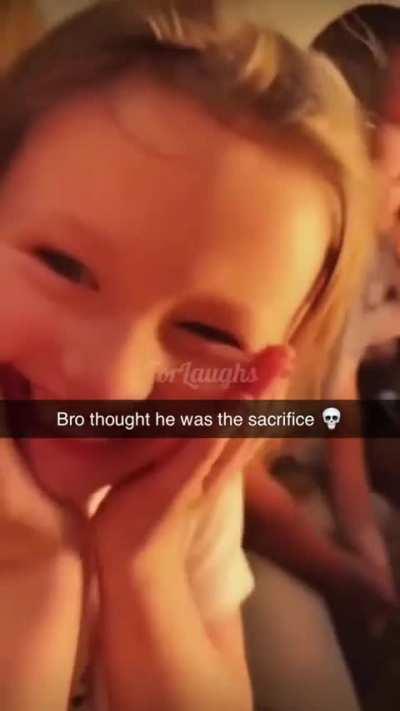 My boy got a flashback