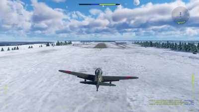 Coming in for that sweet buttery landing, and then...