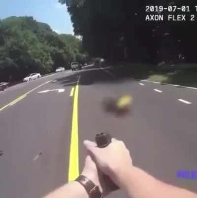 This is why cops are trained to shoot so many times