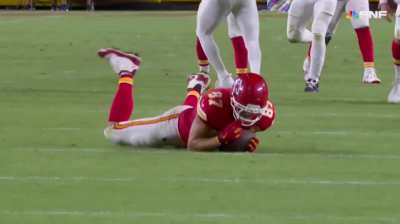 [Highlight] This catch by Kelce was not reviewed