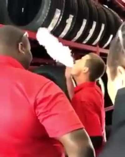 Cool trick with smoke!