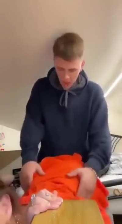 MILF taking backshots from step son 