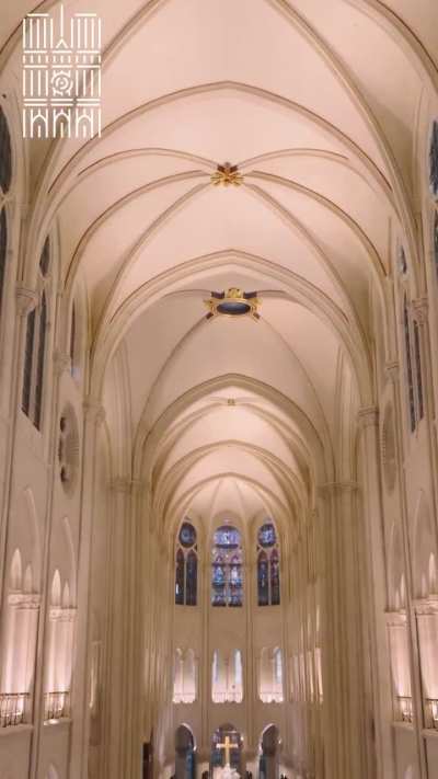 This is what Notre Dame looks like now, after 5 years of hard work to renovate it due to the devastating fire in 2019. It is officially set to reopen in a few days