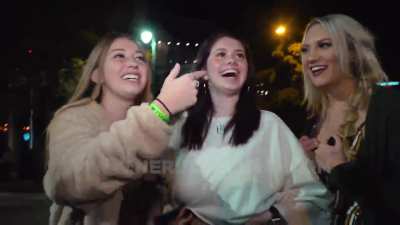 Slutty college freshman flashes some MAJOR titties on a spring break dare 🤯