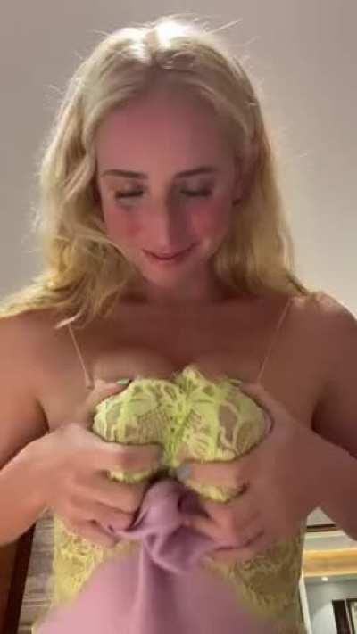 A world of fun awaits underneath my dress