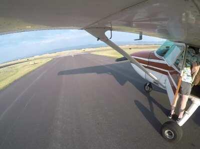 I don’t remember annihilating your forehead on the flaps being a part of the preflight checklist...