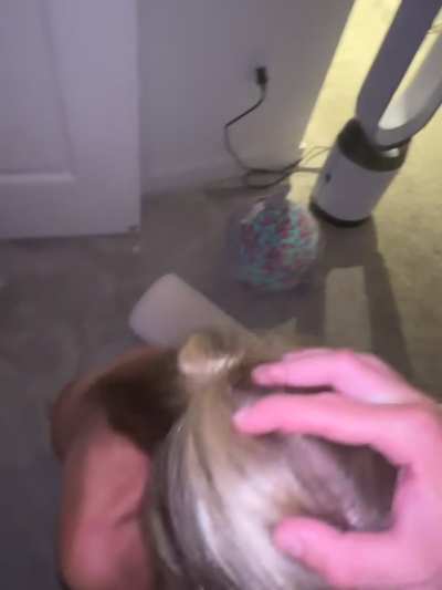 Sucking with passion for a facial