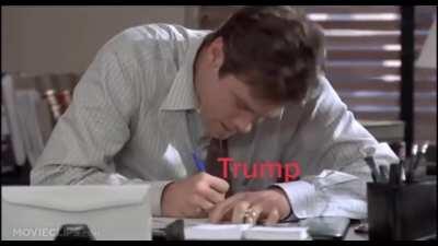 Trump trying to call blue states as red