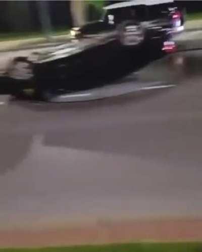 To turn over the car
