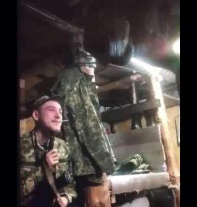 Never point a gun at your head.