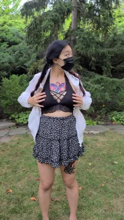 You can fuck me doggy if you promise to pull on my ponytails