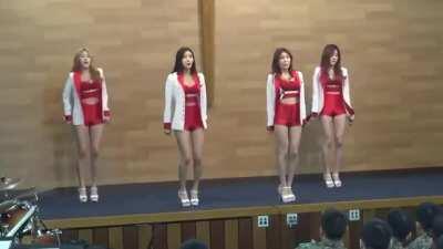 Korean soldiers made sure to attend service every Sunday after seeing this.