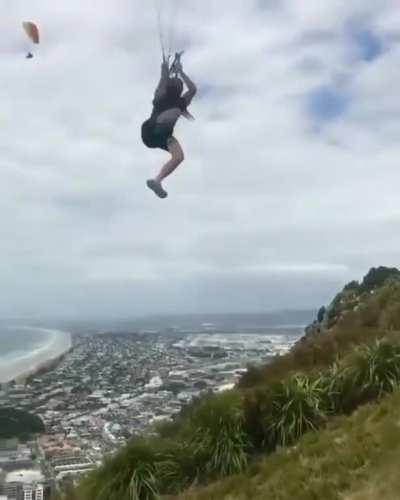 The way the shoe flips into the air