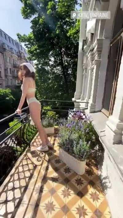 Katya enjoying the view ❤