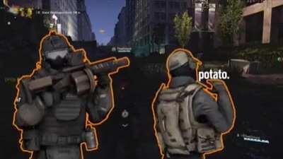 Tank fish firing a warning shot because he is very mercy full