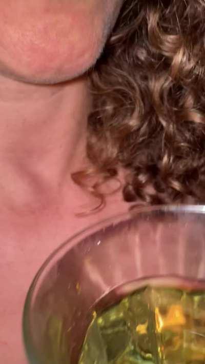 When you gotta go you gotta go! Definitely accidentally drank this the next morning because it was next to my bed! YUM! [F] MILF