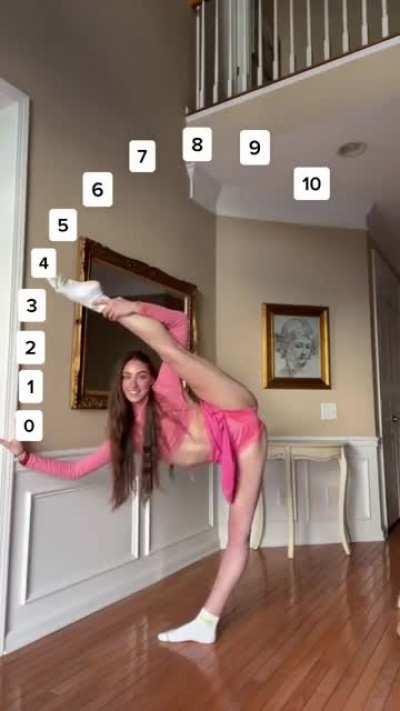 Just wow! What a stretch!